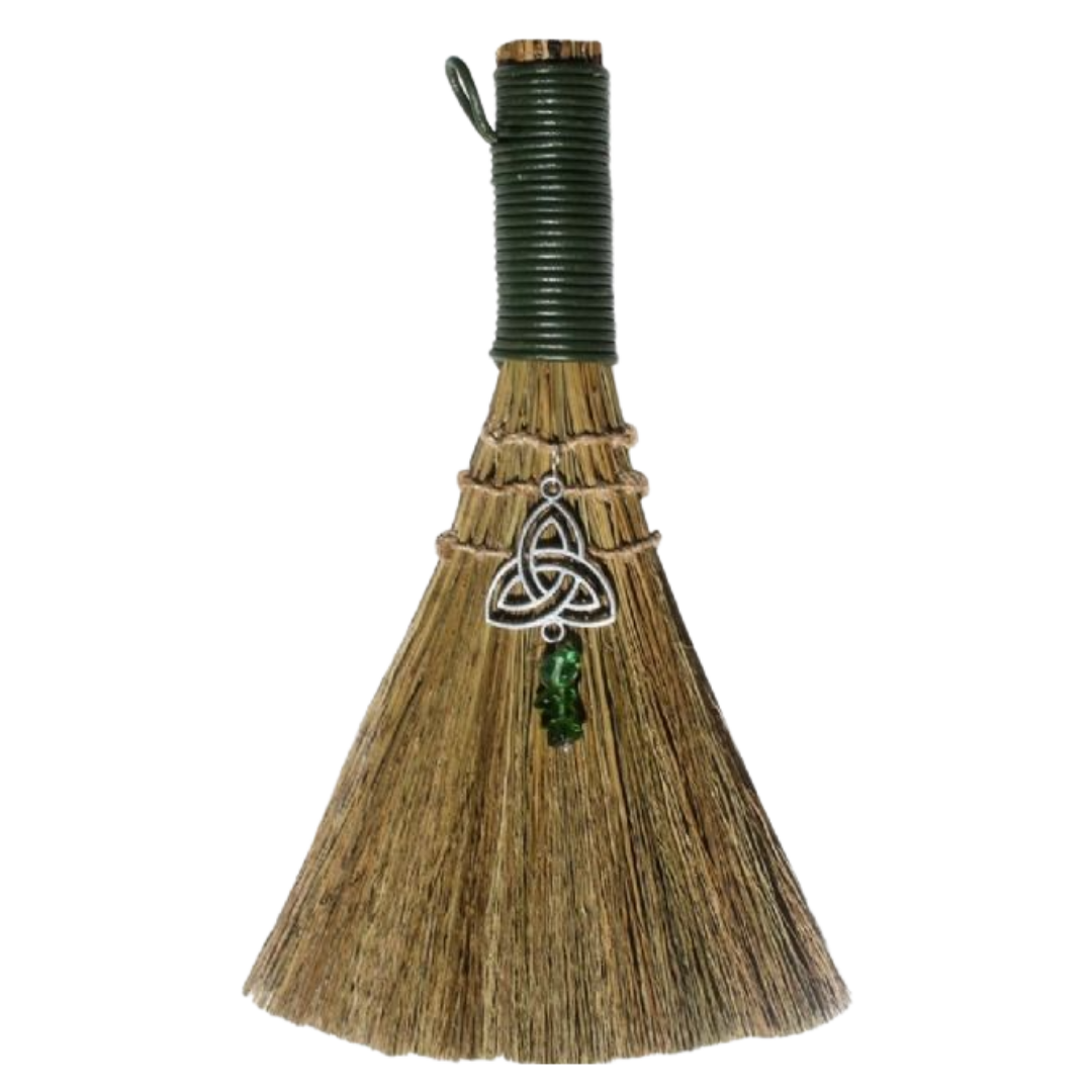 Green Aventurine Besom Wiccan Broom