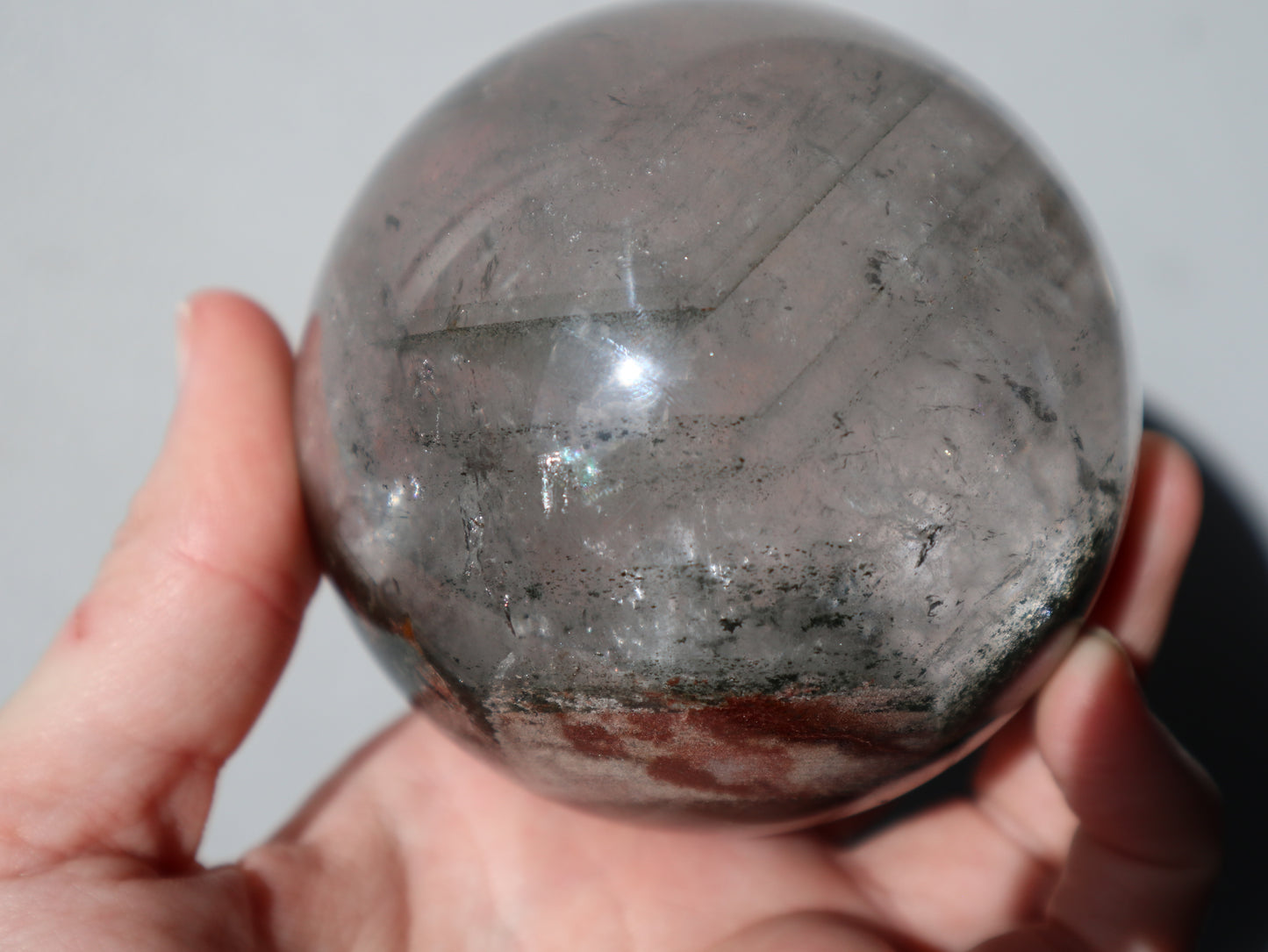 Garden Quartz Sphere 787g (Slightly Imperfect)
