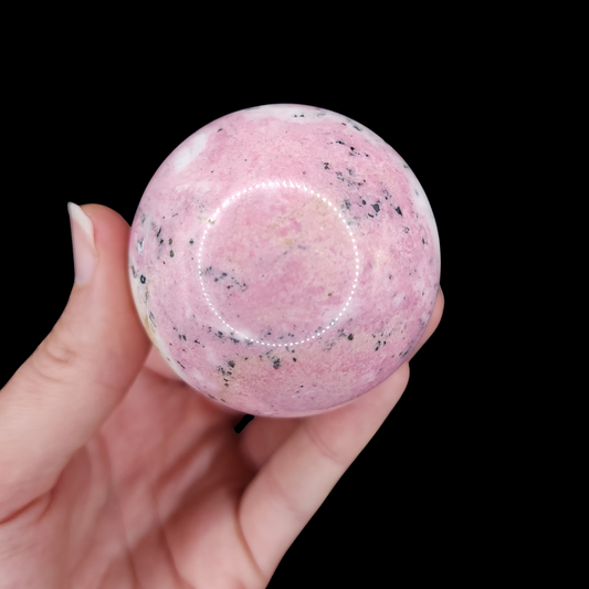 Pink Peruvian Rhodonite Sphere 2