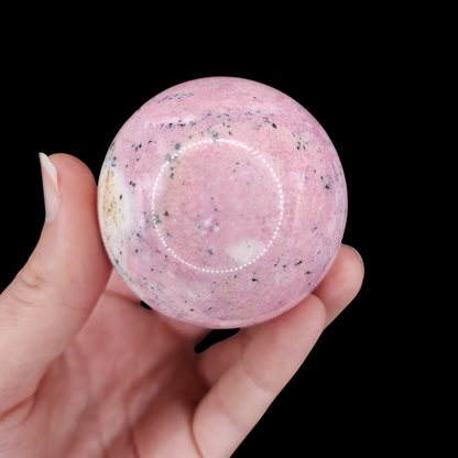 Pink Peruvian Rhodonite Sphere 2