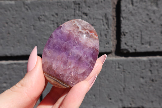 Amethyst & Crazy Lace Palm Stone AP4