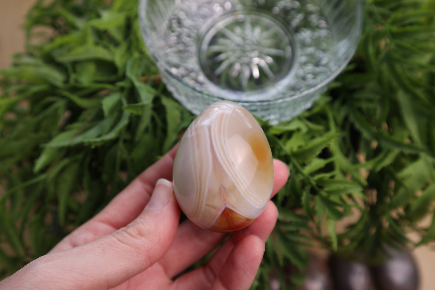 Carnelian Egg Carving (Madagascar)