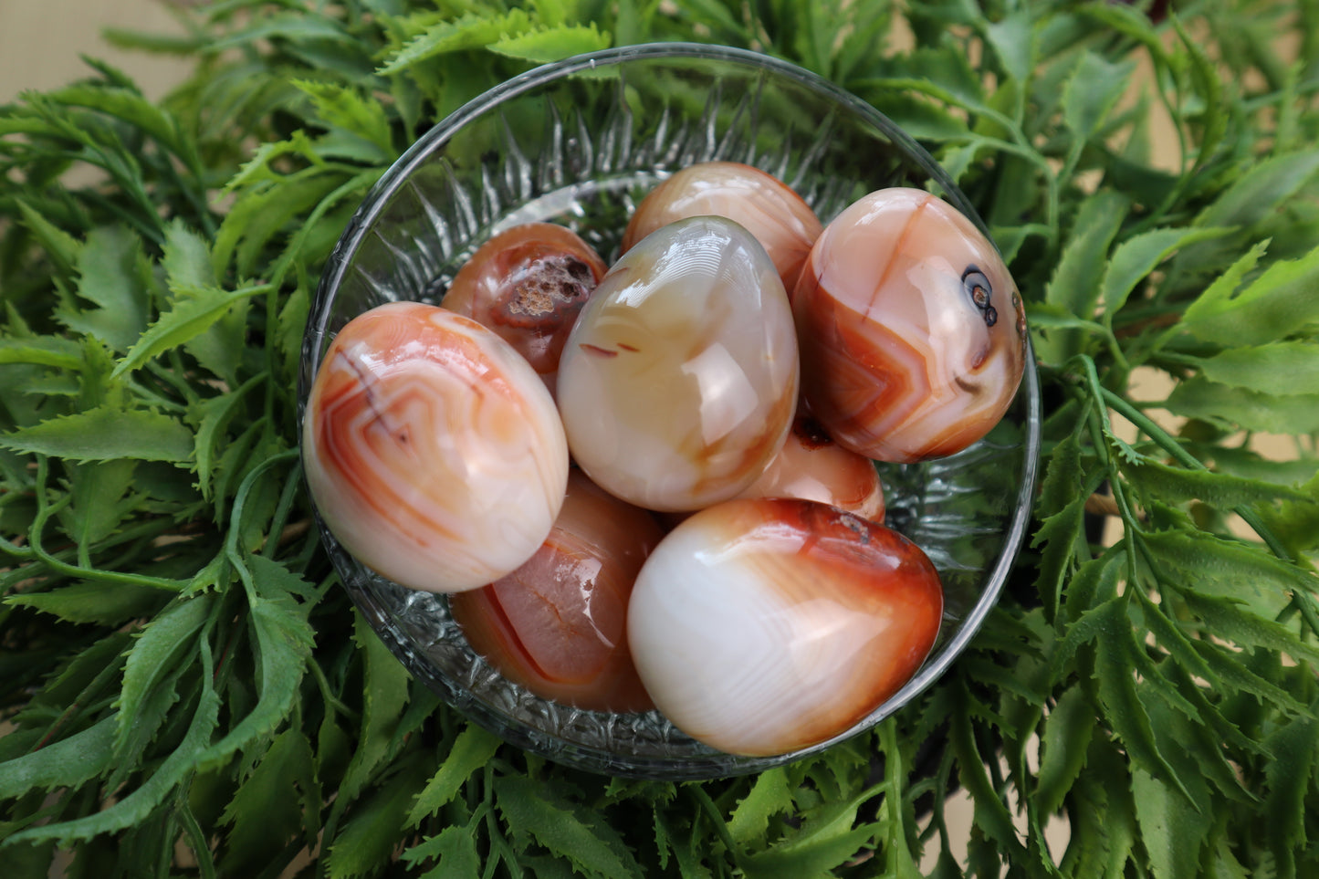 Carnelian Egg Carving (Madagascar)