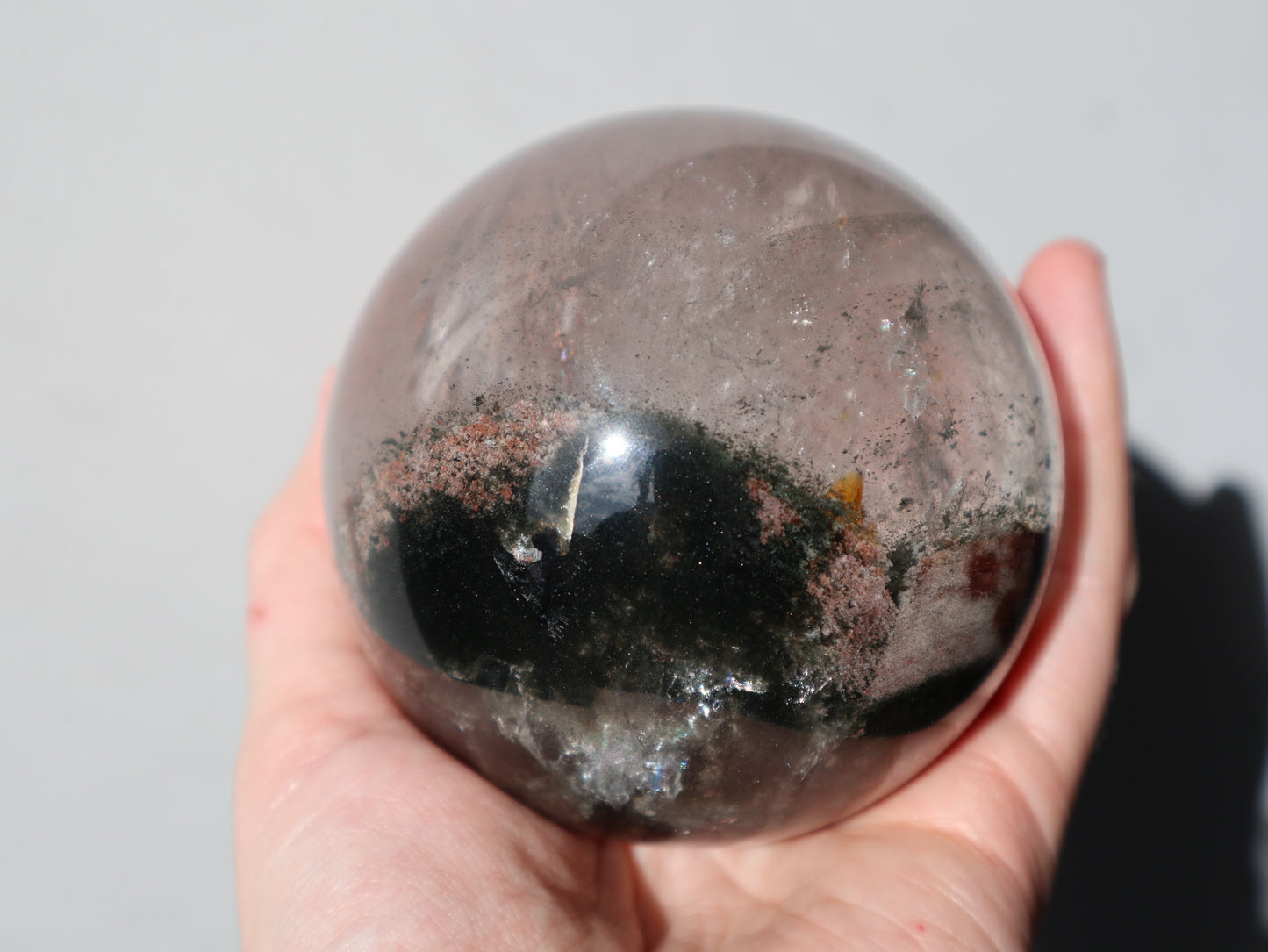 Garden Quartz Sphere 787g (Slightly Imperfect)