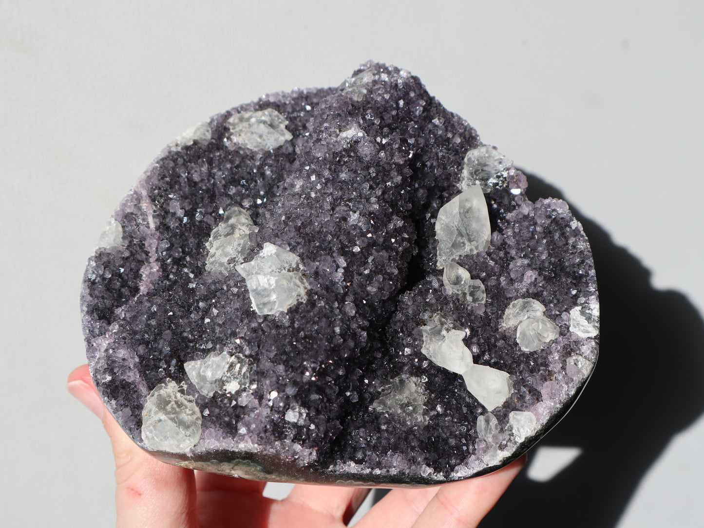 Amethyst Polished Edge Cupcake Cluster 1.155kg